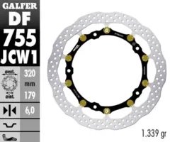 Galfer Bremseskive W Floatech 320X6mm (Front)
