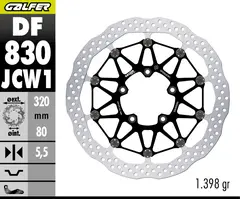 Galfer Bremseskive W Floatech Racing320X5.5mm