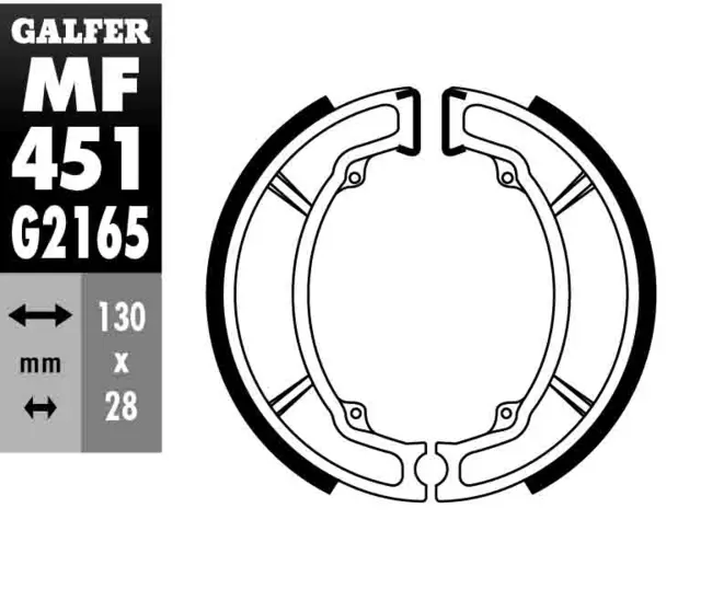 Galfer Bremsesko, MF - GZ 451-Yamaha 