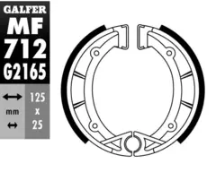 Galfer Bremsesko, MF - GZ 712-FANTIC