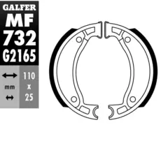 Galfer Bremsesko, MF - GZ 732-