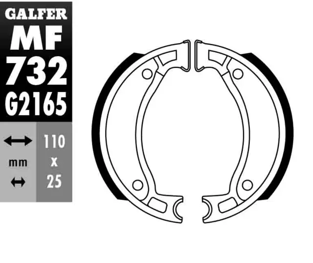 Galfer Bremsesko, MF - GZ 732- 