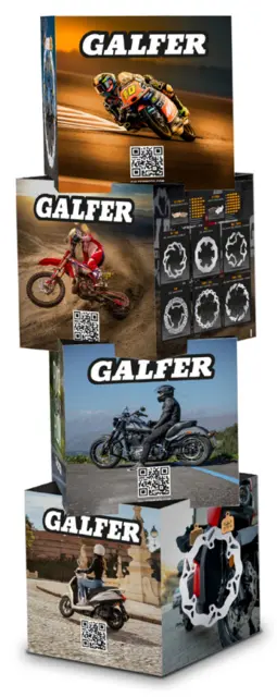 Galfer Kit 4 Cubes I Racing, Offroad, Custom, Scooter 