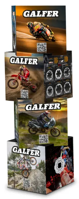 Galfer Kit 4 Cubes II Racing, Offroad, Adventure, Trail 