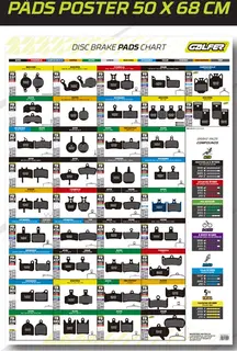Galfer Plakat Bremseklosser 50x68cm