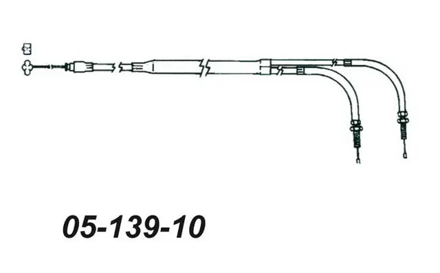 Gasswire Polaris Dobbel Universal Alle modeller med VM 32 & 34 