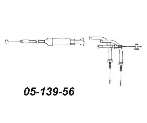 Gasswire Arctic Cat 0187-205 OEM: 0187-205 0687-004 0687-032 