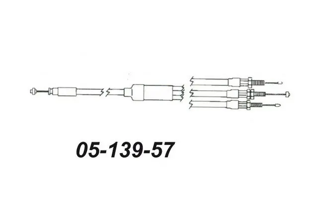 Gasswire Ski-Doo OEM: 414649200 414734700 414789500 