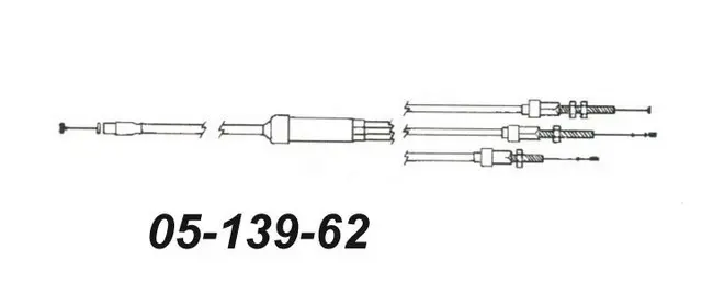 Gasswire Polaris Dobbel Inj. 7080373 7080373 
