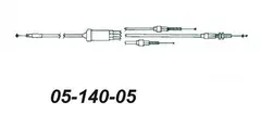 Gasswire Ski-Doo Dobbel Inj. 414862700 OEM: 414811500 414859500 414862700