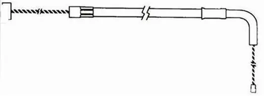 Gasswire Ockelbo 4/5/6/8 0-13784 4, 5, 6, 8000 79-88 OEM: 0-13784 