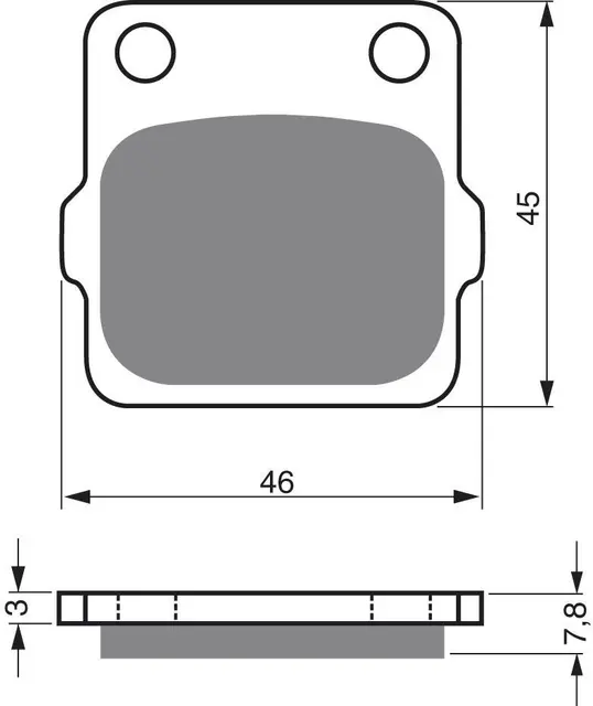 Goldfren Bremseklosser - Honda/Kawa/Suz+ Off Road - Klosser front 