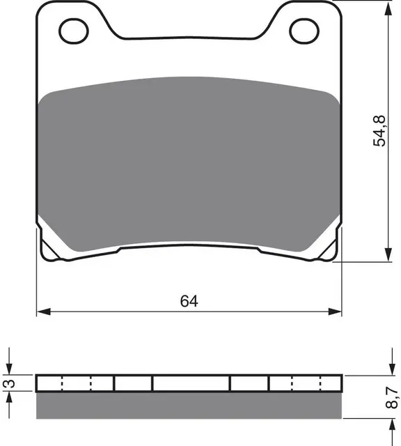 Goldfren Bremseklosser - Yamaha Klosser front 
