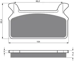 Goldfren Bremseklosser - Harley Davidson Kvalitetsklosser for de fleste forhold