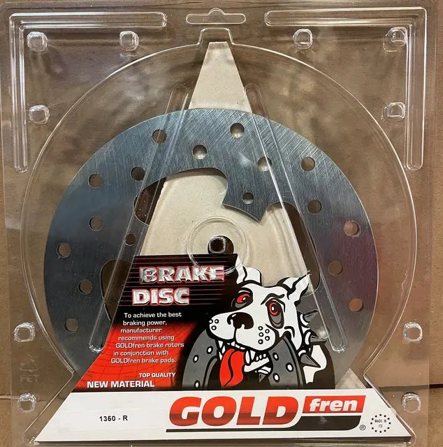 GoldFren Bremseskive B - Yama YZ65/80/85 Bak, YZ65 18->, YZ80 93-> YZ85 02-> 
