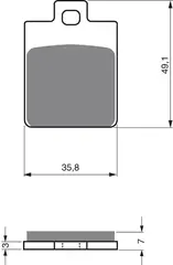 Goldfren Bremseklosser - Derbi/Piaggio+ Kvalitetsklosser for de fleste forhold