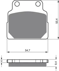 Goldfren Bremseklosser - Honda/Moto-Guzz Kvalitetsklosser for de fleste forhold