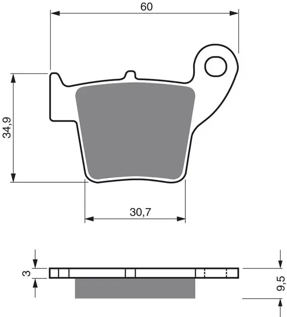 Goldfren Bremseklosser - Aprilia/Honda+ Kvalitetsklosser for de fleste forhold 