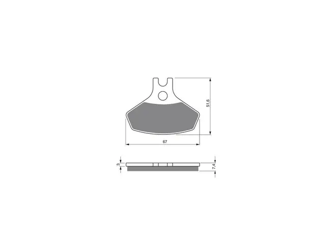 Goldfren Bremseklosser - Can-Am DS 450 