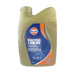 Gulf Racing 10W-60 fullsyntetisk Olje