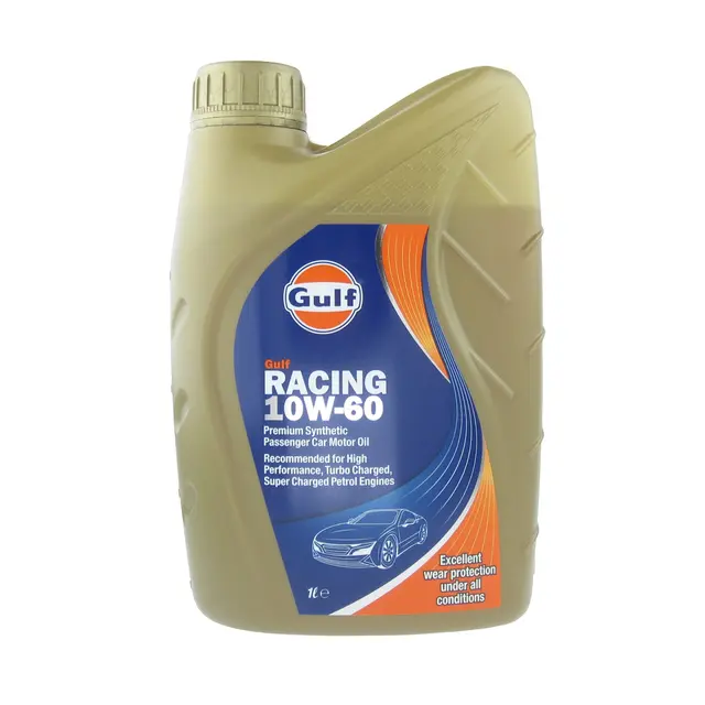 Gulf Racing 10W-60 Fullsyntetisk Motorolje