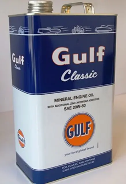 Gulf Classic 20W-50 Motorolje - 5 Liter