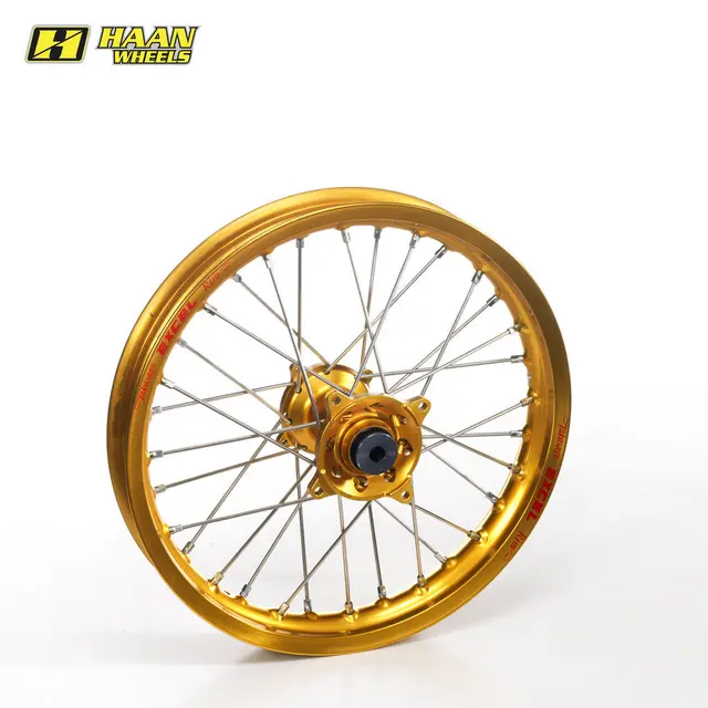 Haan Bakhjul 17x3,00 - Honda m/RU Gull Ring/Nav, Std. Eiker/Nippler, RU 
