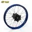 Haan Framhjul 21x1,85- Yamaha Tenere/XTZ Bl&#229; Felgring/Sort Nav, Std.Eiker/Nippl