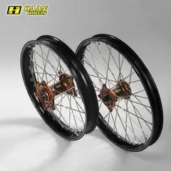 Haan Bakhjul A60 18x2,15 - KTM/HU/HQ, RU A60 Svart Ring, Magnesium Nav, Rykkutj.