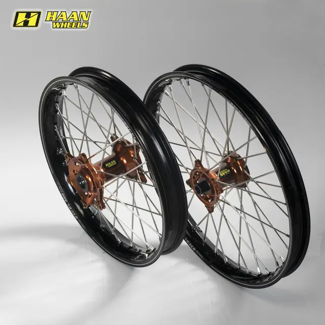 Haan Bakhjul A60 18x2,15 - KTM/HU/HQ, RU A60 Svart Ring, Magnesium Nav, Rykkutj. 