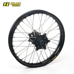 Haan Bakhjul 17x5.00 - GG/KTM/HU/HQ Sort Ring/Nav, 20mm Aksel