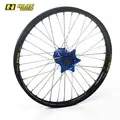 Haan Framhjul 17x1,40- Yamaha YZ65/80/85 Sort Ring,Blått Nav, Sølv Eiker/Nippler