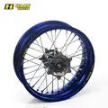 Haan Framhjul 21x1,60 - Yamaha YZ/YZ-F Blå Ring, Sølv Nav (OEM-farge)