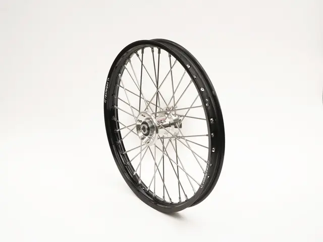 REX 21x1,60 - Honda Framhjul - 20mm Sort Ring, Sølv Nav, CR125/250-CRF250++ 