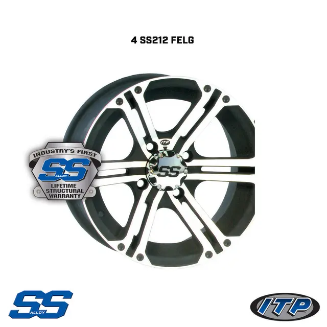 Hjulpakke 3 - Polaris 4x4 - 28"/14" ITP MudLite XL NHS, ITP SS212 