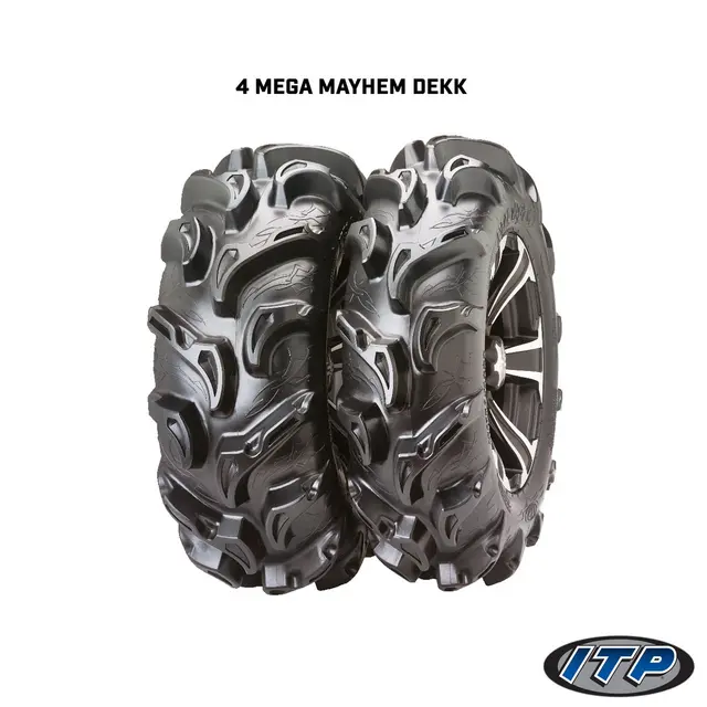 Hjulpakke 14 Can-Am 4x4 - 27"/14" ITP Mega Mayhem, ITP SS212 