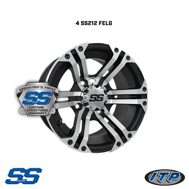 Hjulpakke 14 Can-Am 4x4 - 27"/14" ITP Mega Mayhem, ITP SS212 