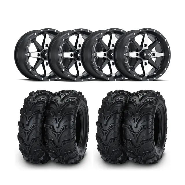 Hjulpakke 19 - Can-Am 4x4 ITP Mud Lite 2 E4, ITP Cyclone 