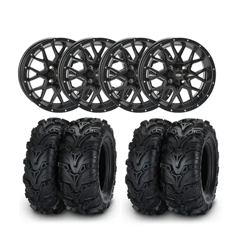 Hjulpakke 20 - Can-Am 4x4 ITP Mud Lite 2 E4, ITP Hurricane Sort