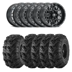 Hjulpakke 20 - Can-Am 6x6 - 14'' ITP Mud Lite 2 E4, ITP Hurricane Sort