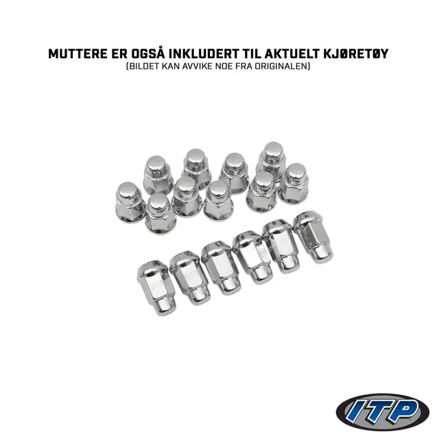 Hjulpakke 60 - Can-Am 4x4 - 25"/12" Wanda P3035, ITP SS212 - Matt Sort 