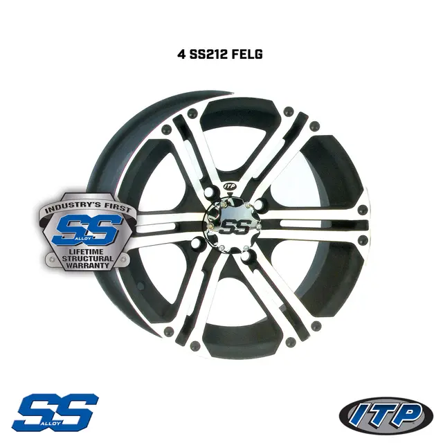 Hjulpakke 66 - Polaris 4x4 - 28"/14'' Wanda P3036 E4, ITP SS212 