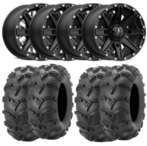 Hjulpakke 87 - Can-Am 4x4-28/12'',14/10" ITP Mud Lite XL, MSA M33 Clutch, +00mm 