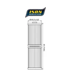 ISON 161-Split Oljefilter - BMW R80/100 GS/R/RS/RT