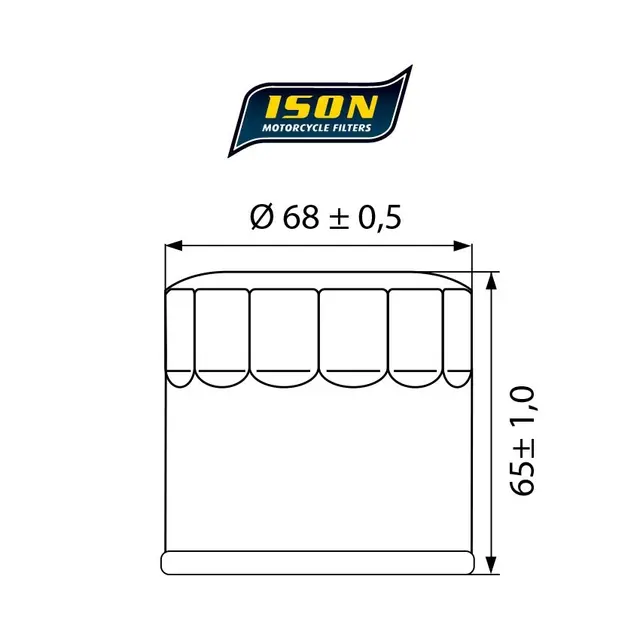 ISON 553 Oljefilter - Benelli CANISTER 