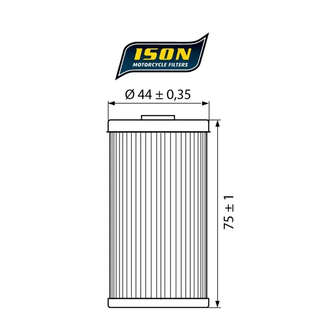 ISON 562 Oljefilter - Kymco 