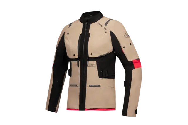 Ixon M-Skeid Damejakke Sand XDRY 3L laminert Adventure Touring 
