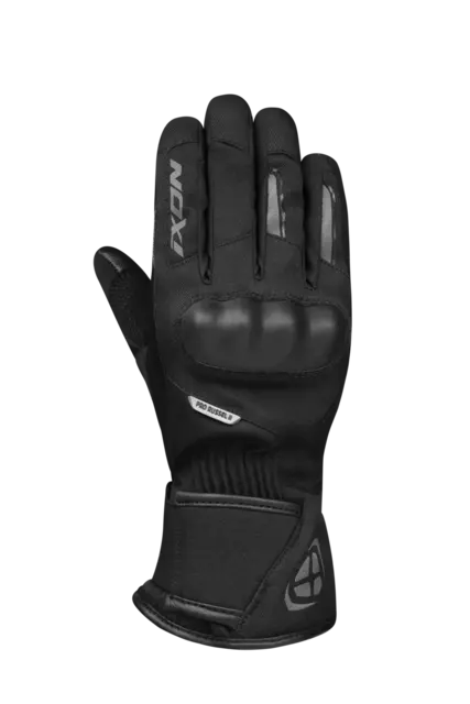 Ixon Pro Russel 2 Damehansker Sort Halvlang Vanntett lett isolert Softshell 