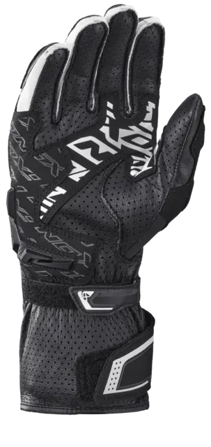 Ixon Thunder Air hansker Sort/hvit Ventilert racing/sport hanske 