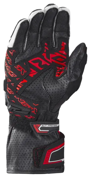 Ixon Thunder Air hansker Sort/rød Ventilert racing/sport hanske 